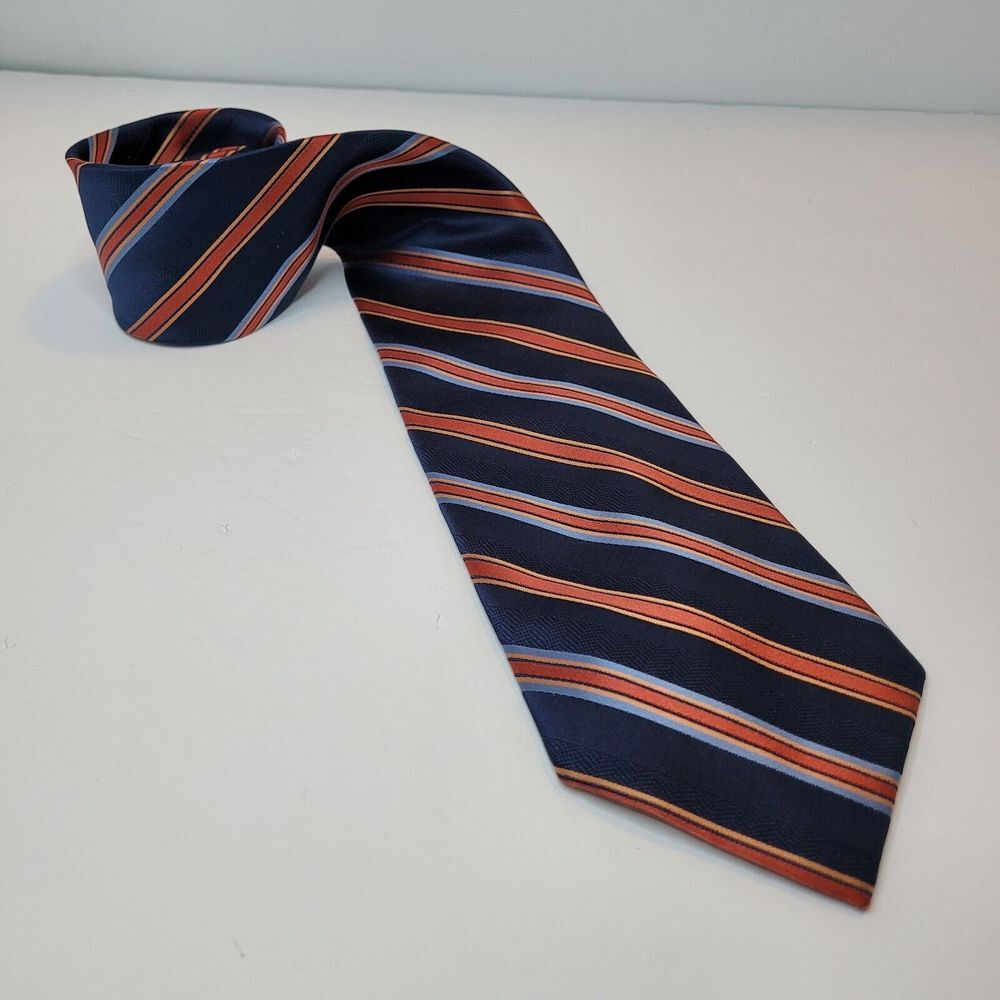 Jones New York, Red/Blue Stripe, Silk Tie‎